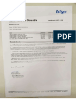 Certificado de Calibração Dräger X-Am® 5000