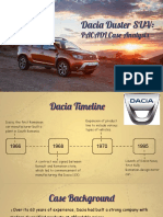Daci Duster SUV:: PACADI Cas Analysi