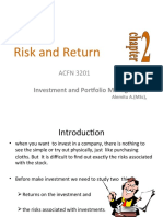 Risk and Return Analysis