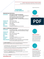 Prevention & Early Outpatient Treatment Protocol For Covid-19