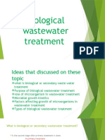 Biological Wastewater Treatment