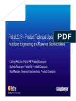 Petrel 2013 Product Technical Update for Reservoir Engineering and Geomechanics