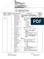 Weekly Home Learning Plan Grade 7 - MAPEH - Week 7 - 8 - Quarter 3 Day and Time Learning Area Learning Competency/ies Learning Tasks Mode of Delivery