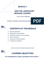 Defining The Laboratory Medicine Leaders: Aye Aye Khine WOMANO