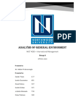 2 General Environment Report