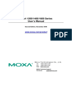 Manual uport moxa 1250