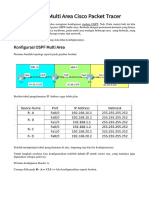 Routing OSPF Multi Area Cisco Packet Tracer