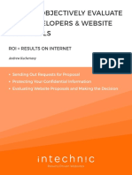 How To Objectively Evaluate Web Developers & Website Proposals