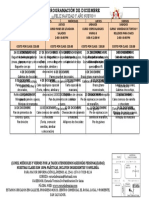 Programación Mes de Dic