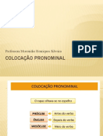 Colocação Pronominal