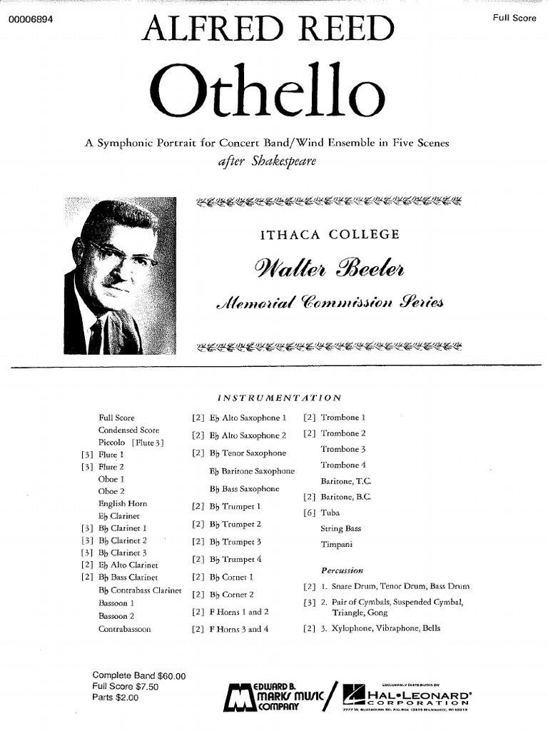 Othello - A. Reed | PDF