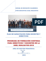 Plan de Capacitacion