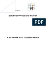 Diagnóstico TH E.S.E Granada Salud