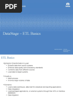 A-Introduction to ETL And  DataStage