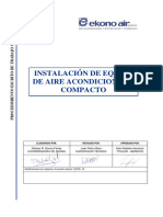 3. EKON-P-04_INSTALACIÓN DE EQUIPO DE AIRE ACONDICIONADO COMPACTO  V1