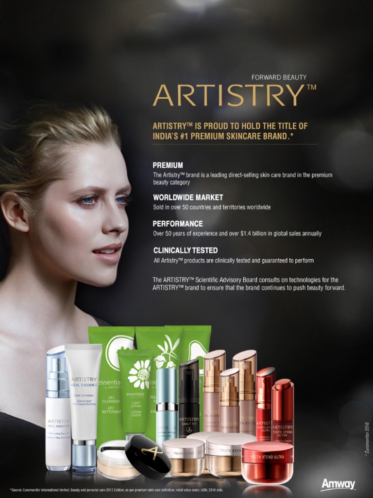 Amway Artistry Catalogue English PDF Skin Care