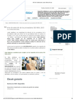 Proveedores ISO 9001 2015