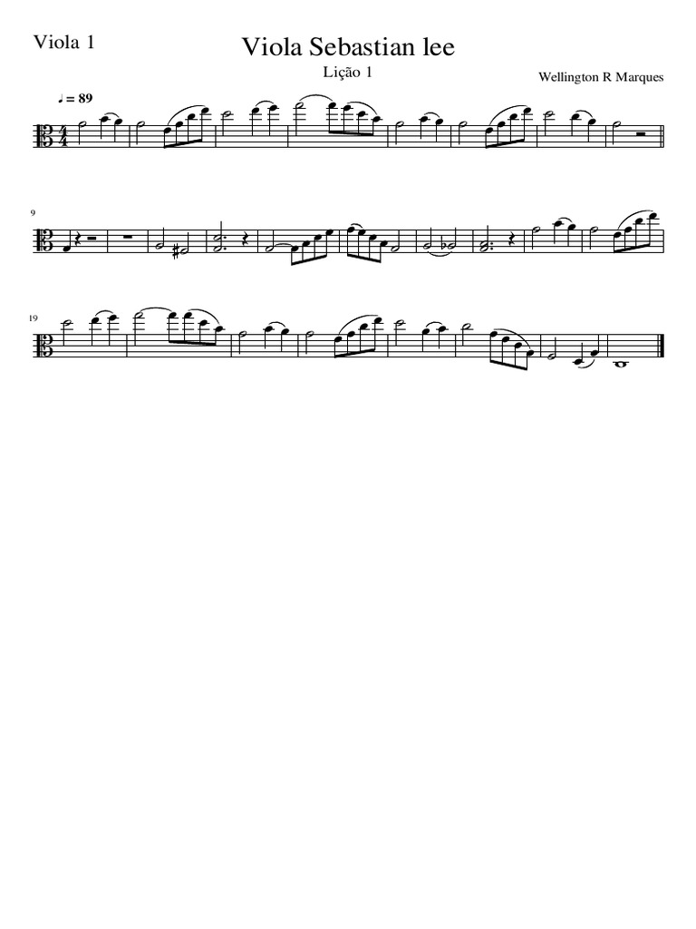 Viola Sebastian Lee-Viola 1 | PDF