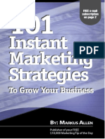 101 Instant Marketing Strategies