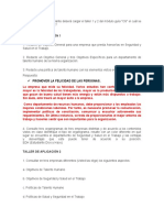 FUNDAMENTOS DE LA GESTION DEL TALENTO HUMANO Taller