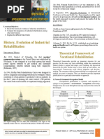 IRPT 311 P WEEK 2 Overview of Industrial Rehabilitation