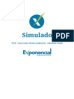 Simulado TJ SP Escrevente