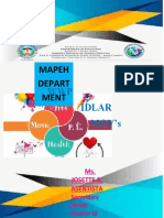 Mapeh Department Cover Page