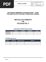 Method Statement Package 3