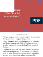 Engineering Economics and Management