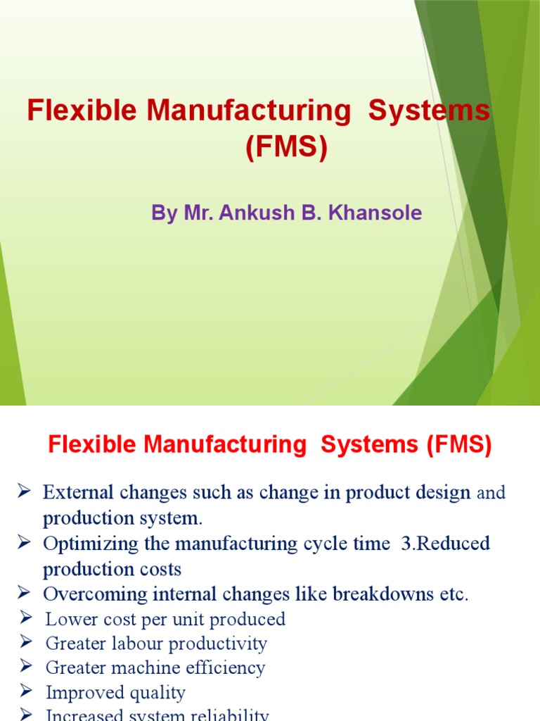 FMS Layouts and Configurations Overview | PDF | Automation | Secondary ...