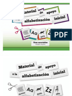 1° MATERIAL PARA ALFABETIZACION TIRAS RECORTABLES