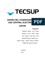 Rubrica Diseño de Un Condensador de Una Central Eléctrica de Vapor-1