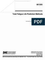 Total Fatigue Life Prediction Methods