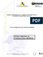 Grado Superior en Construcciones Metálicas