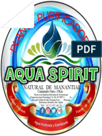 Etiqueta para Botellones Aqua Spirit