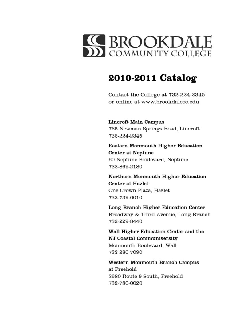 2010-11 Catalog | PDF | Associate Degree | Social Science