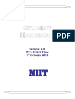 NIIT Student Hand Book