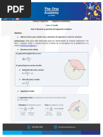 GUIA Matematica 1º Segmento y Sector Circular - Ejercicios.
