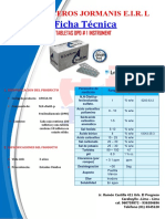 Ficha Tecnica de Tabletas DPD # 1 Instrument - A