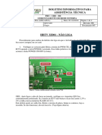 Boletim Informativo Assistencia - HBTV 32D01 Não Liga - Led Azul