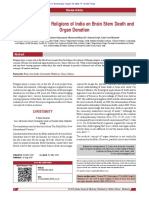 Ali, Mansur (2020), The View of Major Religions of India On Brain Stem Death and Organ Donation