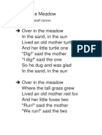 Over in The Meadow - Lyrics