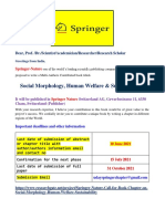 Springer Invitation Social Science