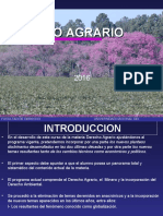 Derecho Agrario Argentino: Introducción al Curso 2016