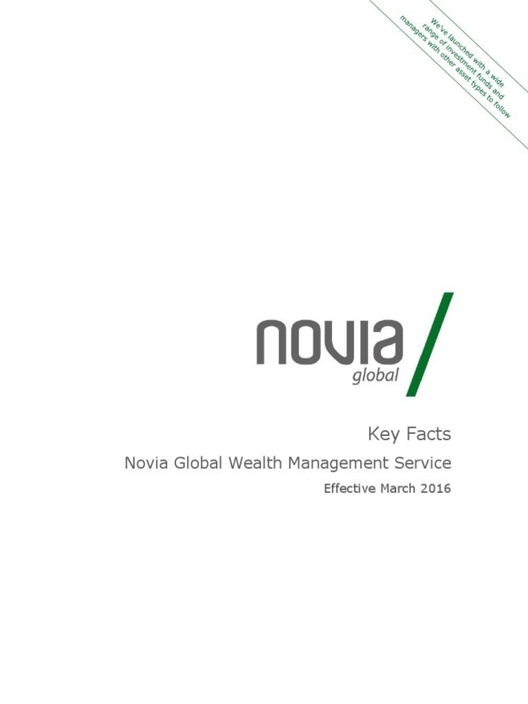 Novia Global Key Facts PDF Investing Investment Fund