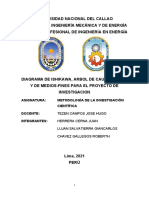 Arbol de Causa Efecto y de Medios y Fines - Proyecto de Investigacion