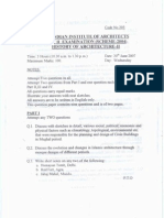 June-2007indian Institute of Architects Part-2 Examination Question Papers