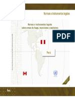 Normas e Instrumentos Legales Armas Peru