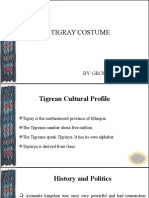Tigray Costume: By: Group One