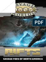 Savage Worlds (Adventure Edition) - Rifts - Savage Foes of North America